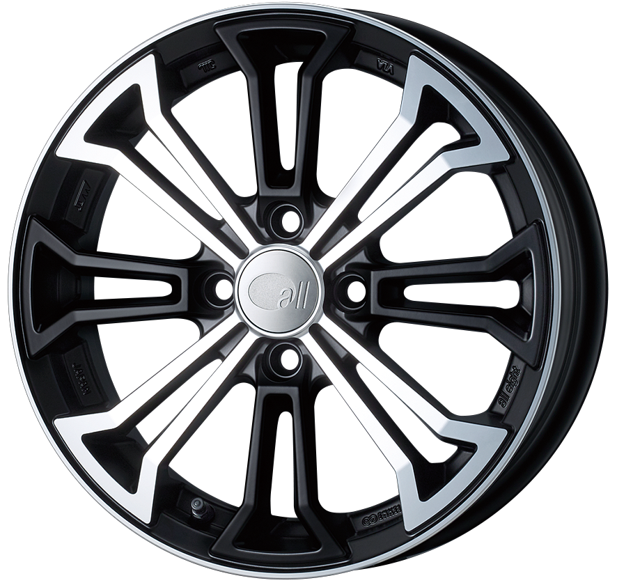 Matte Machined Black : 15inch